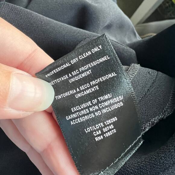 Et Ochs Jackson One Shoulder Black Jumpsuit Size 4 - Picture 7 of 7